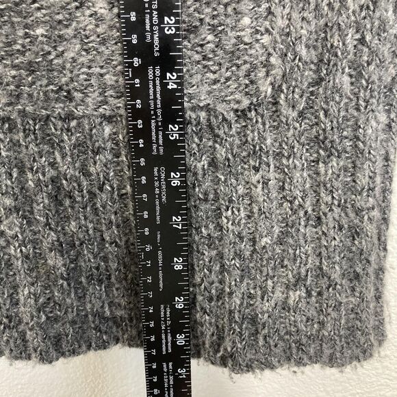 Free People Sweater Womens Small Wool Blend Cowl Neck Button Pullover Pocket - Picture 9 of 16